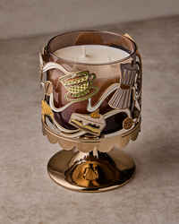 Coffee Time 3-Wick Candle Holder