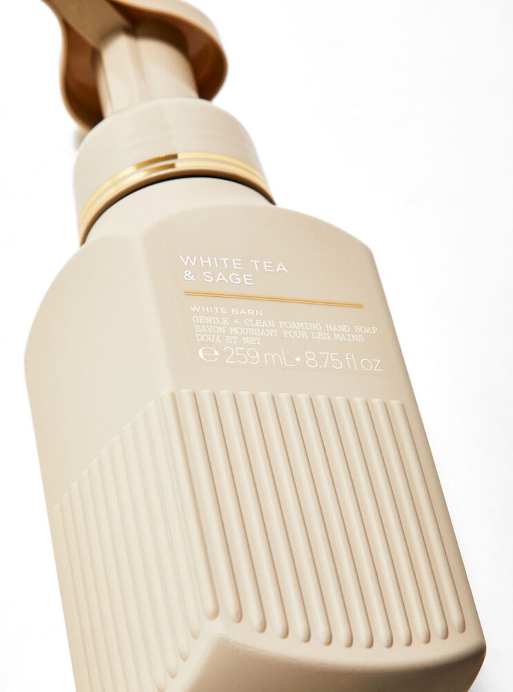 White Tea & Sage Gentle & Clean Foaming Hand Soap Image 2