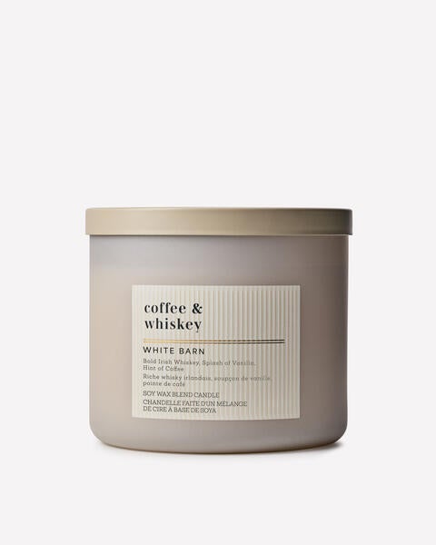 Coffee & Whiskey 3-Wick Candle