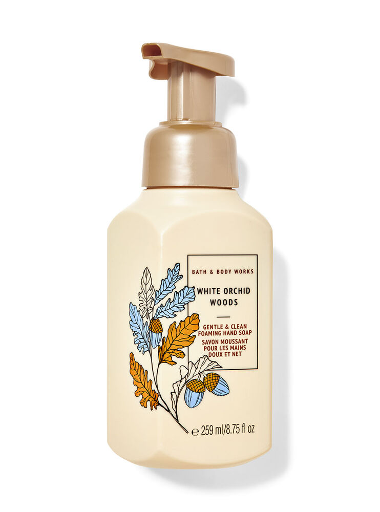 White Orchid Woods Gentle & Clean Foaming Hand Soap