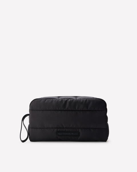 Black Puffer Cosmetic Bag