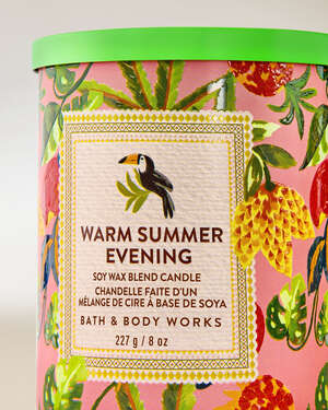 Warm Summer Evening Single Wick Candle