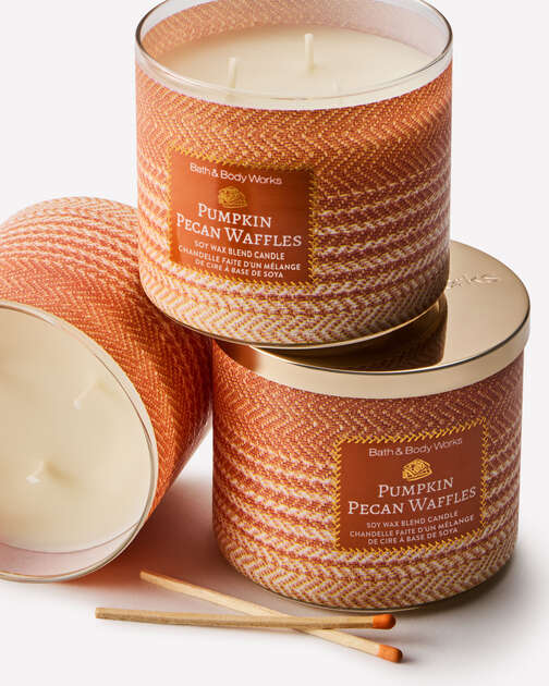 Pumpkin Pecan Waffles 3-Wick Candle