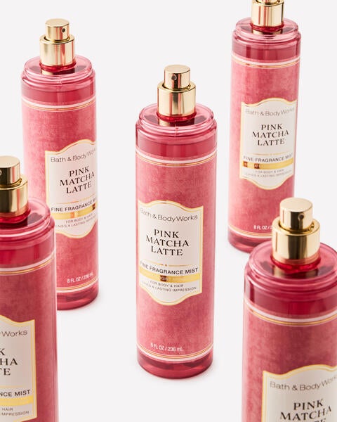 Fine bruine parfumée Pink Matcha Latte