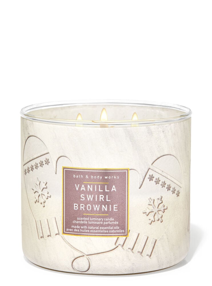 Vanilla Swirl Brownie 3-Wick Candle Image 1