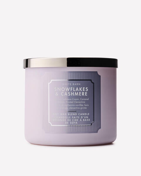 Snowflakes & Cashmere 3-Wick Candle