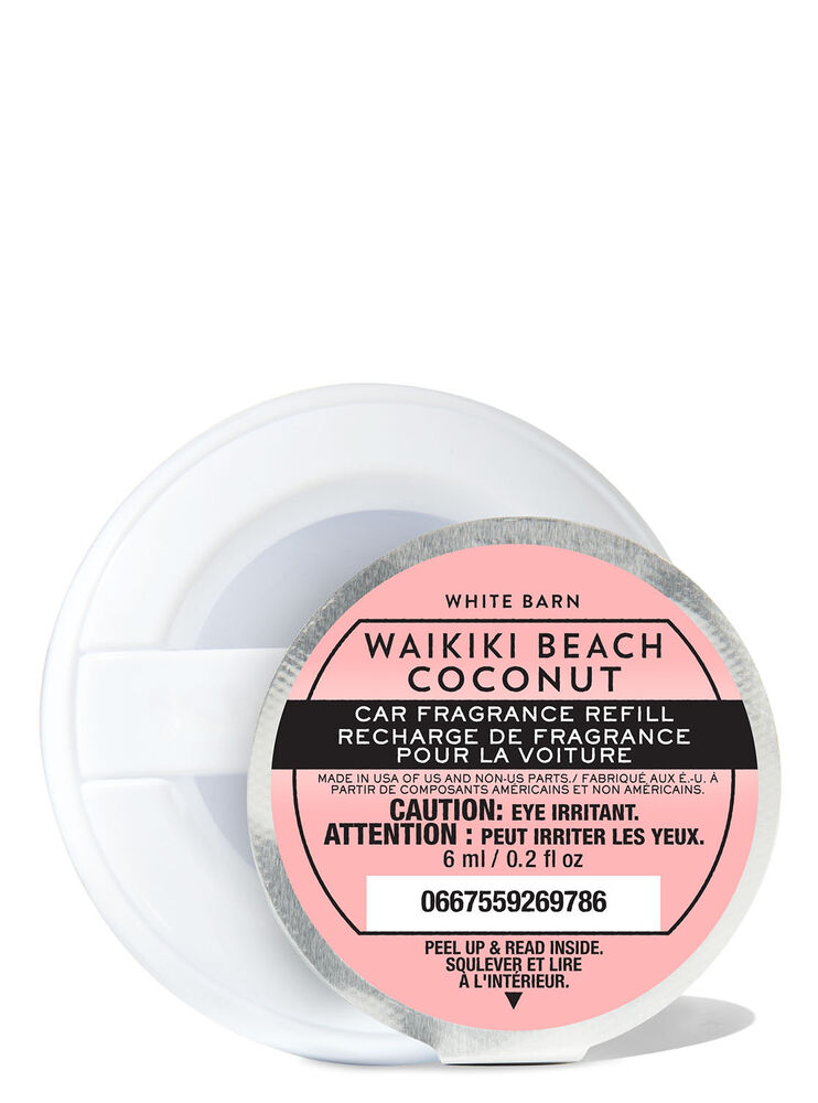 Waikiki Beach Coconut Car Fragrance Refill