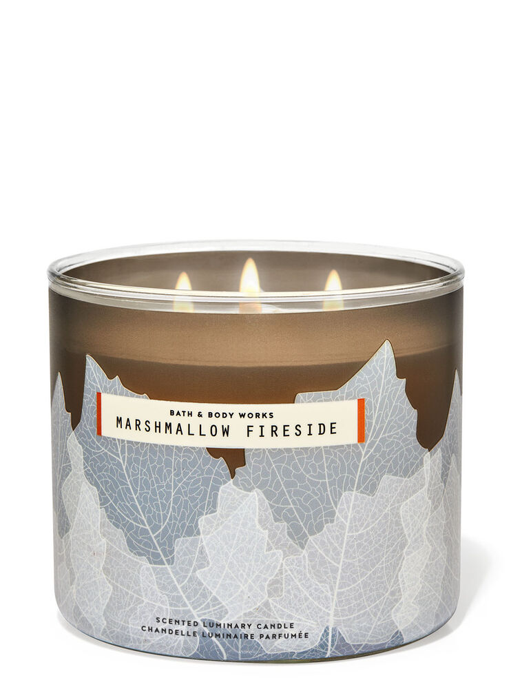 Marshmallow Fireside 3-Wick Candle Image 1