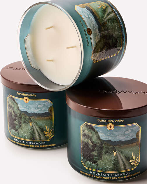 Mountain Teakwood 3-Wick Candle