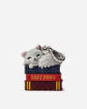 Porte-flacon PocketBac Chat sur une pile de livres