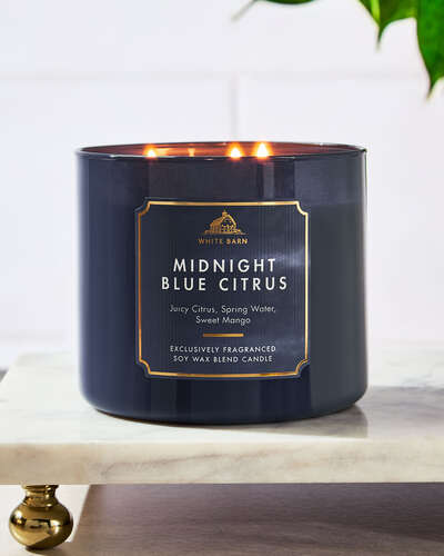 Midnight Blue Citrus 3-Wick Candle