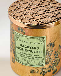 Backyard Honeysuckle Single Wick Candle