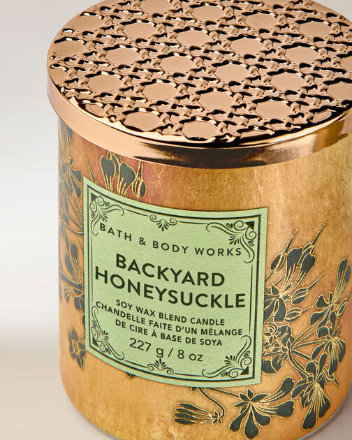 Backyard Honeysuckle Single Wick Candle