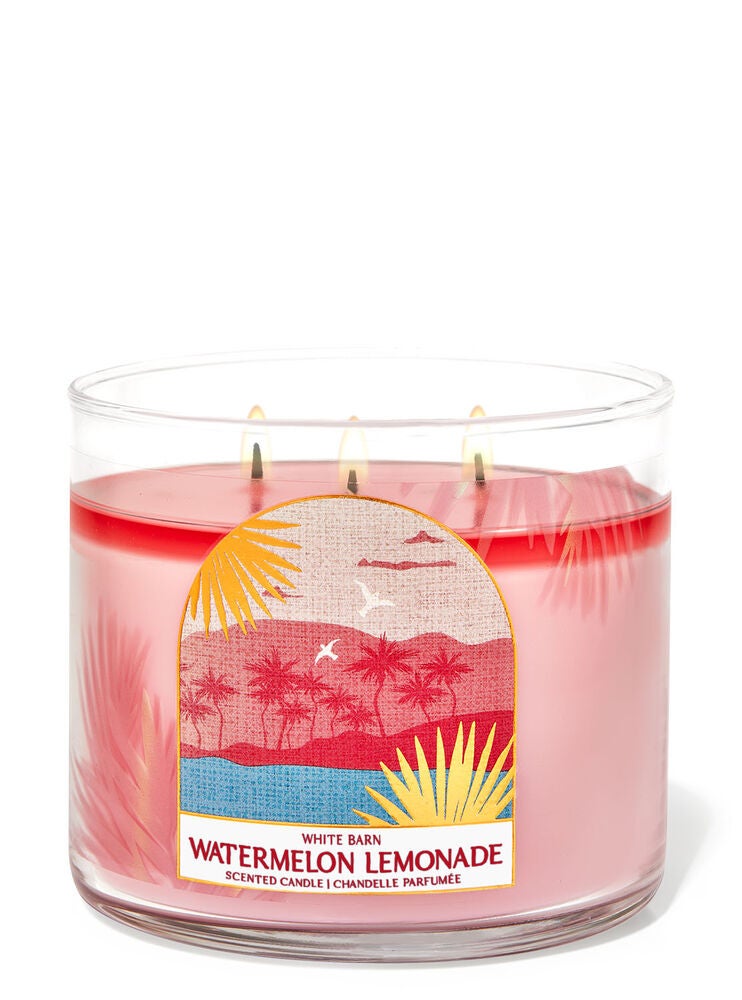 Watermelon Lemonade 3Wick Candle Bath and Body Works