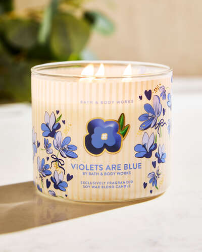 Violets Are Blue 3-Wick Candle