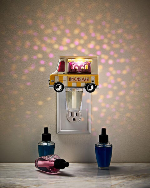 Diffuseur de fragrance Wallflowers Veilleuse camion de crème glacée avec projection