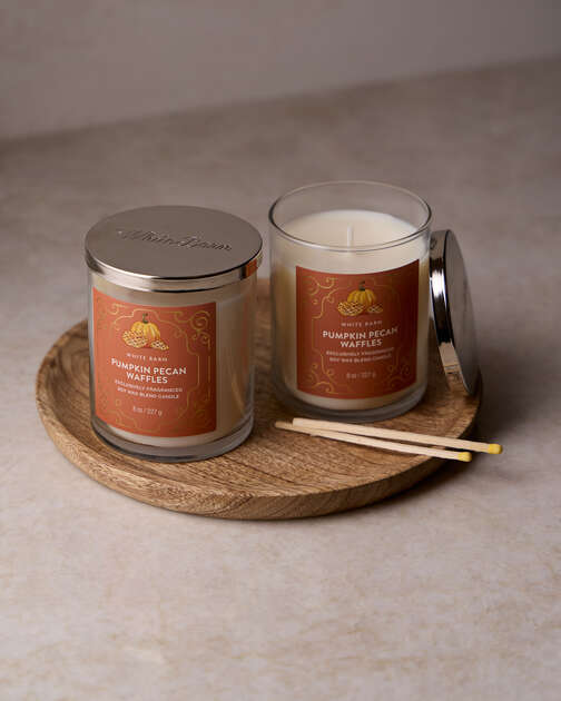 Pumpkin Pecan Waffles Single Wick Candle