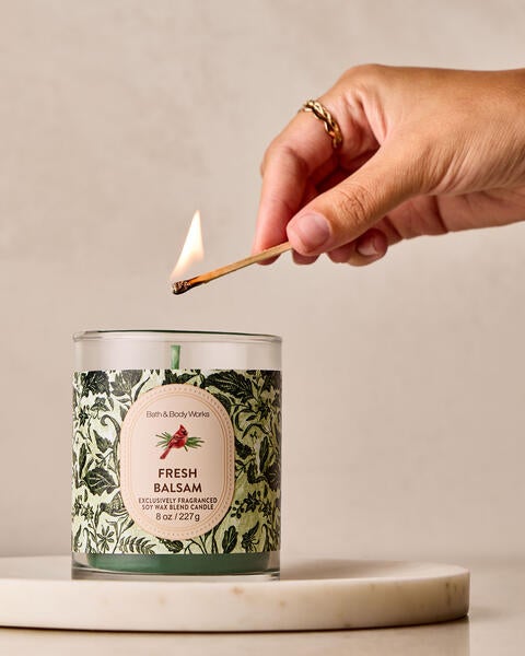 Fresh Balsam Single Wick Candle