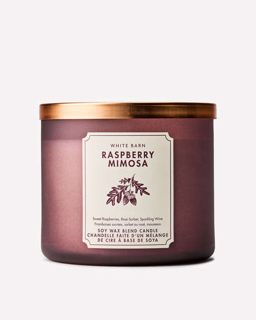 Raspberry Mimosa 3-Wick Candle