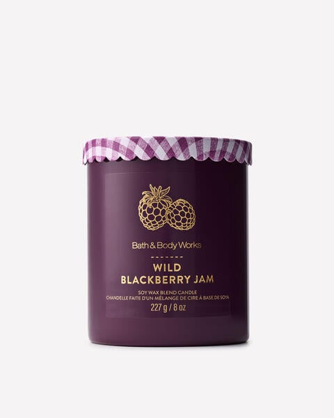 Wild Blackberry Jam Single Wick Candle