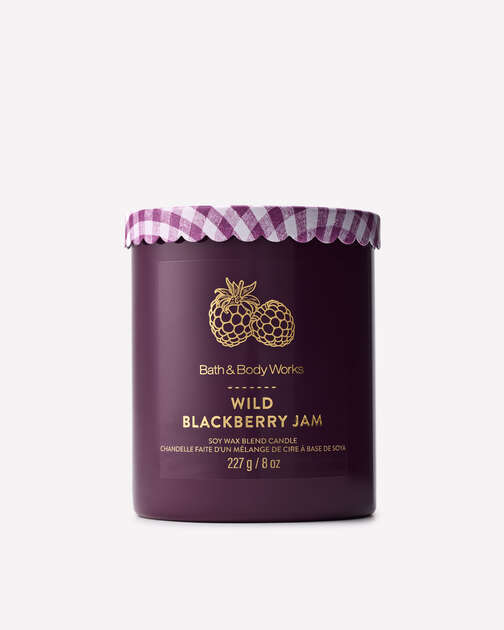 Wild Blackberry Jam Single Wick Candle