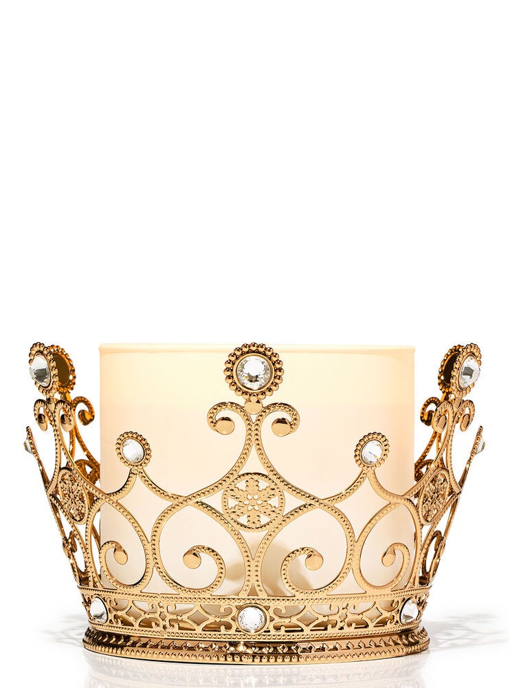 Dainty Crown 3Wick Candle Holder Bath and Body Works