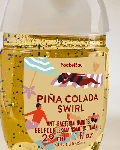 Piña Colada Swirl PocketBac Hand Sanitizer
