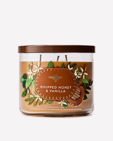 Whipped Honey & Vanilla 3-Wick Candle