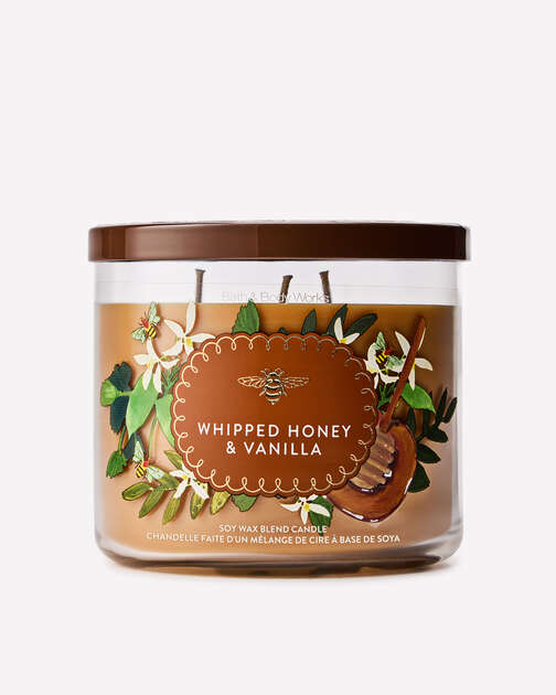 Whipped Honey & Vanilla 3-Wick Candle