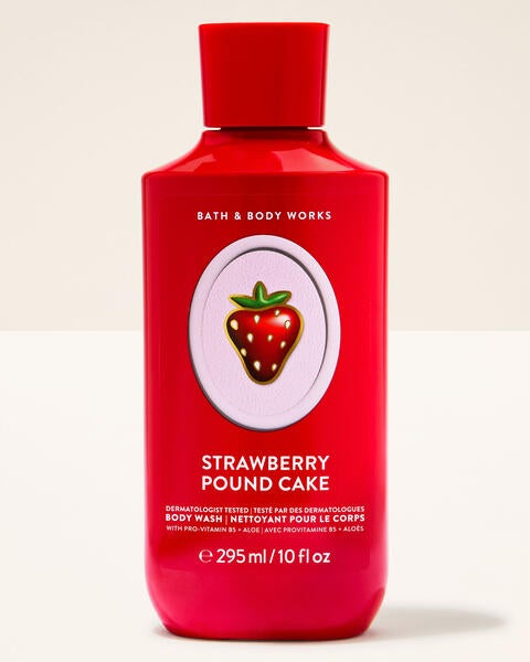 Nettoyant pour le corps Strawberry Pound Cake
