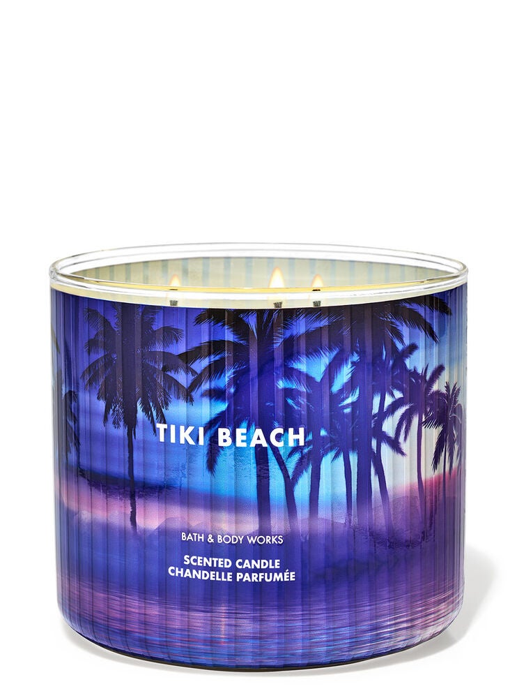 Tiki Beach Coconut 3Wick Candle Bath and Body Works