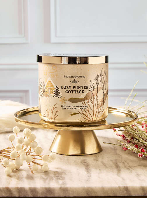 Cozy Winter Cottage 3-Wick Candle