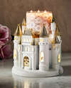 Disney Princess Light-up Castle Pedestal 3-Wick Candle Holder