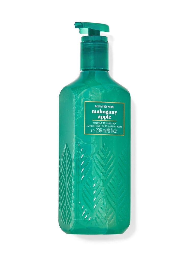 Mahogany Apple Cleansing Gel Hand Soap Bath and Body Works
