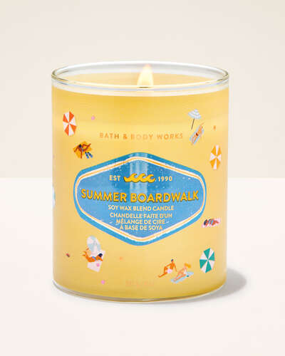 Summer Boardwalk Single Wick Candle