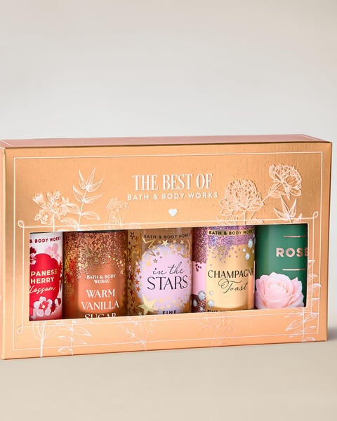 The Best of Bath & Body Works 5-piece Mini Fine Fragrance Mist Gift Set