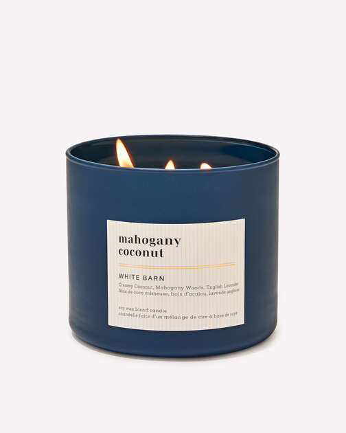 Mahogany Coconut 3-Wick Candle