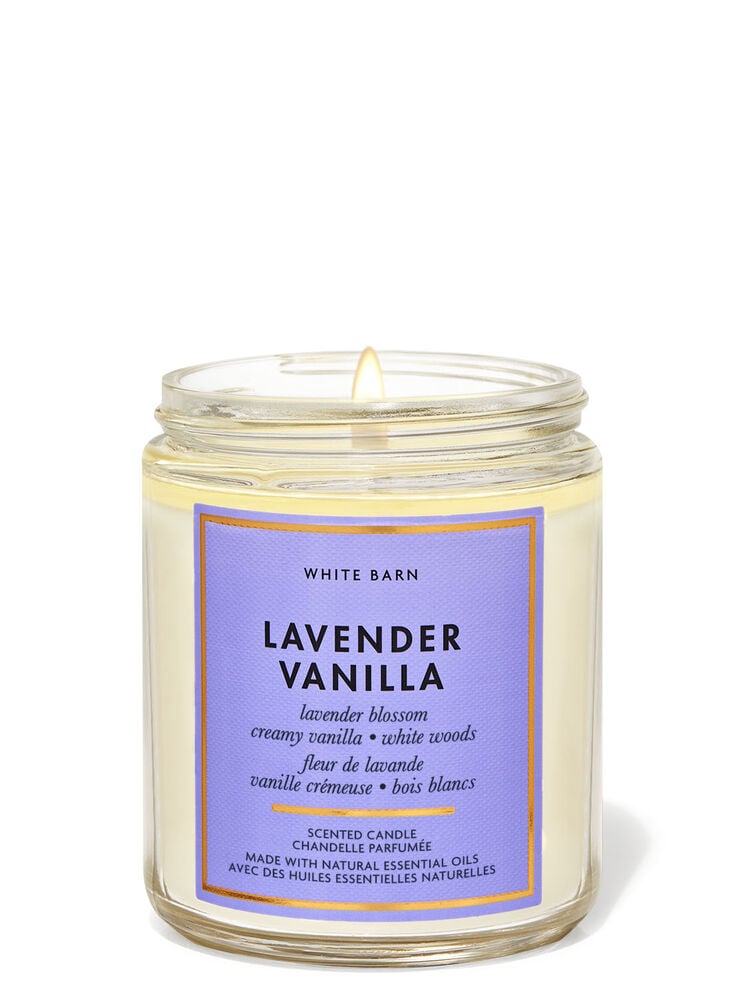 Chandelle à une mèche Lavender Vanilla
