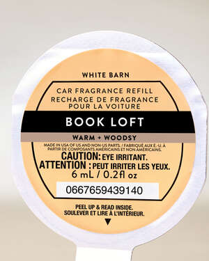 Book Loft Car Fragrance Refill