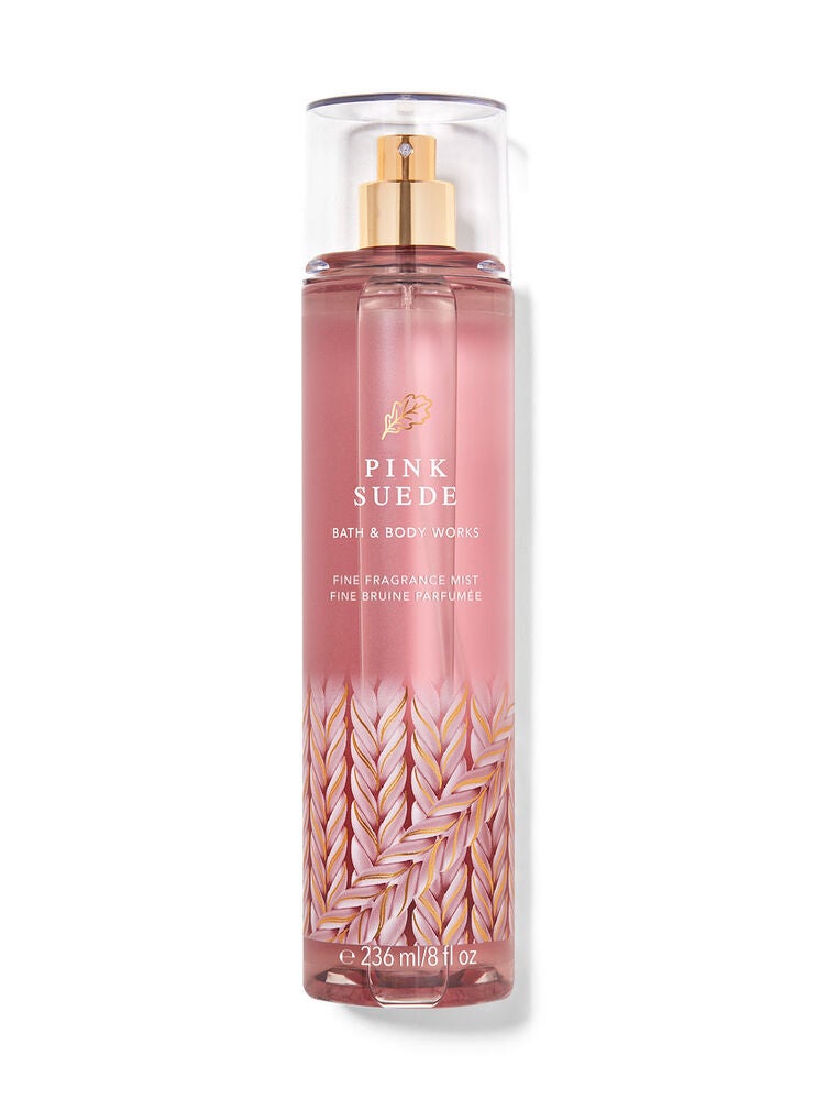 Fine bruine parfumée Pink Suede Bath and Body Works