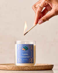Flannel Single Wick Candle