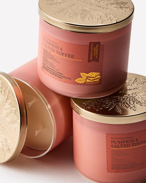 Pumpkin & Salted Toffee 3-Wick Candle