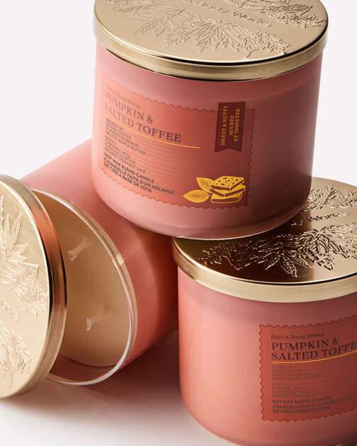 Pumpkin & Salted Toffee 3-Wick Candle