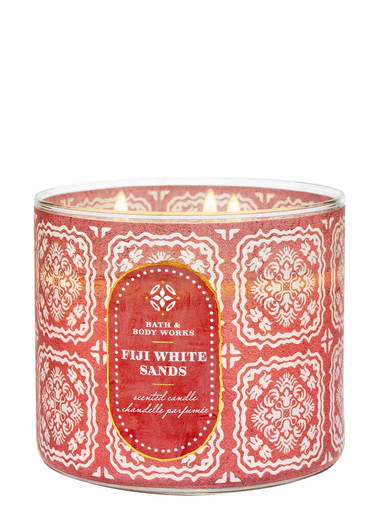 Fiji White Sands 3Wick Candle Bath and Body Works