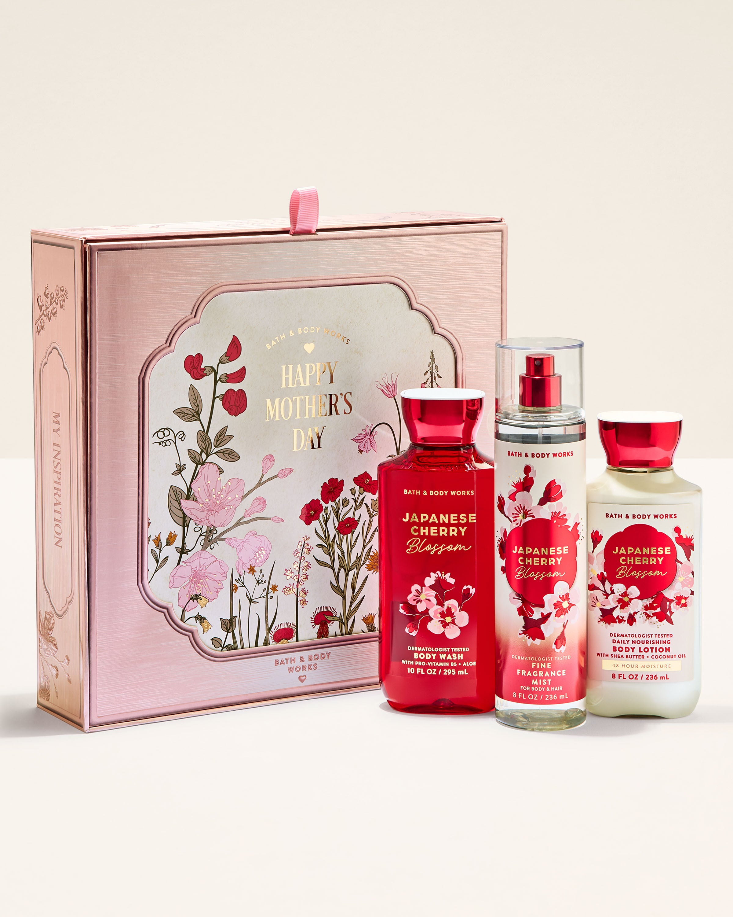 BounPrem DREAMY BLOSSOM COLLECTION シクレ Japanese Cherry Blossom Gift Set | Bath & Body Works