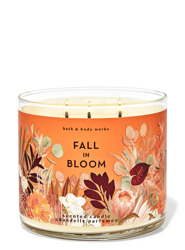 Fall in Bloom 3Wick Candle Bath and Body Works