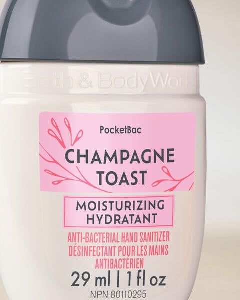 Désinfectant hydratant pour les mains PocketBac Champagne Toast