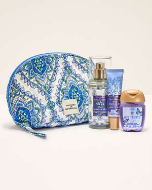 Vera Bradley Blue Paisley Gift Set