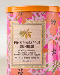 Pink Pineapple Sunrise Single Wick Candle