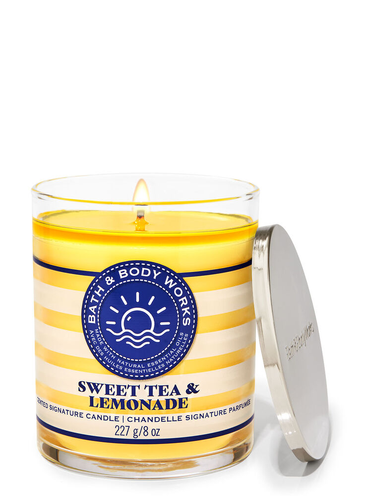 Sweet Tea & Lemonade Signature Single Wick Candle